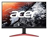acer KG251Q Jbmidpx 24.5インチ フルHD (1920 x 1080) ゲーミングモニター | AMD FreeSync | 最大165Hz リフレッシュレート | 最大0.6ms | ゼロフレーム | 2ワットスピーカー x 2 (ディスプレイポート x 1、HDMI x 1、DVI x 1)