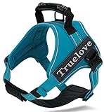 cocomall 2WAY喉に優しい犬ハーネス 負担軽減犬用ハーネス TRUE LOVE日本授権店 犬用胴輪 ドッグ ペット用品 3M反射材料 訓練 お出かけ ナイロン素材 小型犬、中型犬、大型犬に向け 通気性 調節可能 (S, ロイヤルブルー)