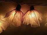 String Lights 20 White Romantic Carnation Flower Fairy String Lights Wedding Party Floral Home Decor