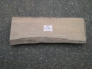 Amazon 樫 かし 一枚板 木材 国産かし 長さ51 5cm 厚み1 5cm 左幅 5cm右幅18 5cm ミミ約2 4cm カット無料 天板 無垢板 天然乾燥材 カンナ サンダー仕上げ済み カ160 板材