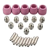 25Pcs Sg-55 Ag-60 Plasma Cutter Torch Consumables Kit Tips