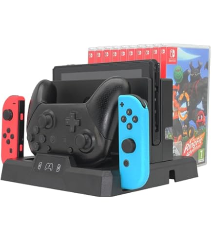 Amazon.co.jp: 【掘出】ジョイコン プロコン 充電 スタンド ソフト収納  