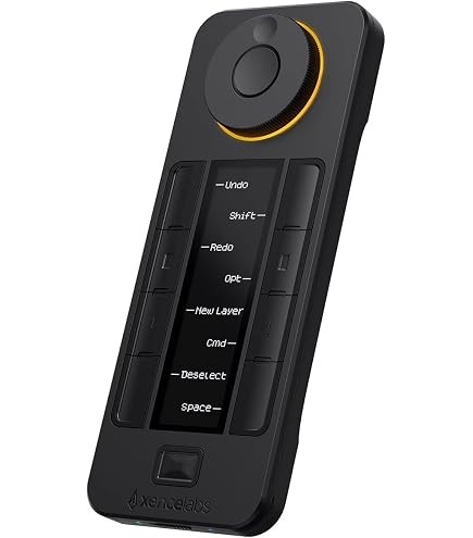 Amazon | HUION 左手デバイス 片手キーボード bluetooth 5.0