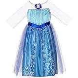 プリンセス ドレス エルサ (アナと雪の女王) 4T～6T エルサ ドレス [並行輸入品]