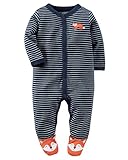 カーターズ Carter's カバーオール 前開き 長袖 足つき Cotton Snap-Up Sleep & Play 6M (61-67cm) [並行輸入品]