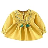 (プタス)Putars ベビー服 子供服 女の子 ワンピース ドレス 長袖 刺繍 可愛い 秋冬 オシャレ 通園 発表会 旅行 記念日 プレゼント 3-36ヶ月