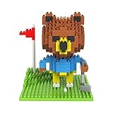 LOZ Diamond Blocks Gift Series Nano Block 310 Piece Building Set - Golfing Bear [並行輸入品]