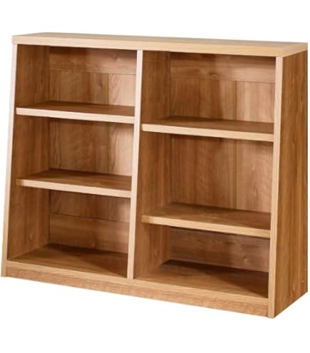 Amazon｜TOOKYLAND 天然木 ラバーウッド本棚 2段 幅90cm