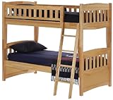 Night & Day Cinnamon Twin Over Twin Bunk Bed Natural Finish [並行輸入品]