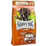 ハッピードッグ 中型犬・大型犬 成犬〜シニア用 避妊去勢後のケア （鴨肉・サーモン） 4kg ドライドッグフード ドイツ産 ヒューマングレード 無添加 HAPPY DOG グルテンフリー センシブル トスカーナ