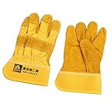 Flameer 高品質　グローブ 　耐久性　　溶接用　耐熱性　皮手袋　