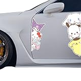 サンリオ 車ステッカー マイメロディ ハローキティ クロミ ポチャッコ 自動車車シール 壁紙 PVCを使用 DIY 改造 痛車 防水仕様 装飾 おしゃれ イラスト はがせる 剥がせる カッティングシートガラス 汎用 車ドア 窓 面白い プレゼント (2,50×20CM)
