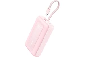 Anker Zolo Power Bank (20000mAh, 30W, Built-In USB-Cケーブル)(モバイルバッテリー 20000mAh 最大30W出力 USB-C ケーブル一体型 ディスプレイ搭載) 【PD/PowerIQ搭載/PS