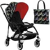 Bugaboo Bee3 Stroller Black With Andy Warhol Accessory Kit - Marilyn/Orange by Bugaboo [並行輸入品]