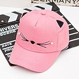 キッズ キャップ 男の子 女の子 野球帽 帽子 かわいい 刺繍 男女兼用 カジュアル オールシーズン適用 子供用 かわいい猫スマイリー