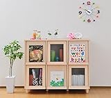 本棚　ブックシェルフ　ラック　ディスプレイラック　カラー：クリームホワイト　幅：110cm