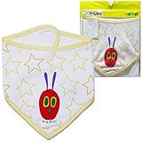 2017年 秋冬 はらぺこあおむし フライス バンダナスタイ よだれかけ THE WORLD OF ERIC CARLE イエロー◇14cm×33cm