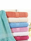 Christy 2個パックPlainタオル Bath Sheet (35 x 59") パープル RT480BERS