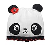 (ビグッド)Bigood 可愛い パンダ 帽子 赤ちゃん ベビーニット帽 新生児 ワッチキャップ キッズ 女の子 秋冬 子供 ニットキャップ 耳付き XL