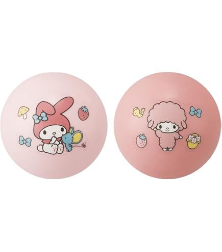 サンリオ - クロミちゃん サンリオ ラーメンボール KUROMI 二個セット 新品 ボール 2個セット 遊び おもちゃ やわらかい 子供 キッズ 運動