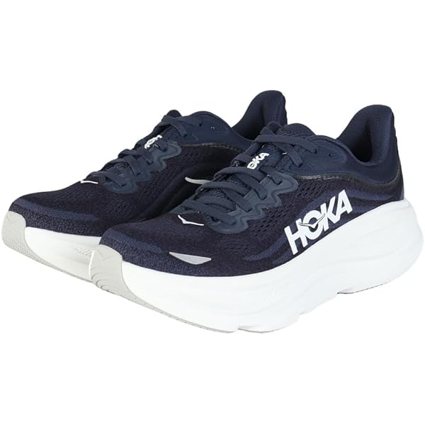 Amazon | HOKA ONE ONE(ホカ オネオネ) BONDI 9 VARSITY NAVY / WHITE