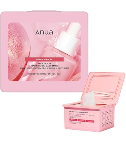 Amazon.co.jp: ANUA(アヌア)桃70ナイアシンマスクパック(7枚入り) 水光