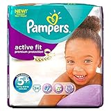 Pampers Active Fit Size 5+ Junior Plus 13-27kg (34 per pack) パンパースアクティブフィットサイズ5+ジュニアプラス13～27キロ（パックあた