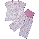 【本体綿100％】2018年 夏物 ハローキティ ニット楊柳 前開き 腹巻付 半袖パジャマ HELLO KITTY ピンク◇95cm