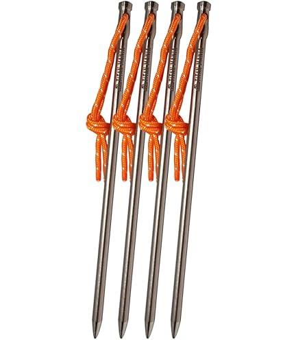 Amazon.co.jp: TiTo Titanium チタン合金テントペぐ 30/35/40CM