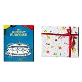 メモリアルギフト 名前入り絵本「びっくり誕生日（大人向き）」 通常子供ラッピング