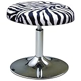 ルネセイコウ コーンワイドスツール ゼブラ/クロームメッキ CNW3-4053