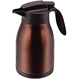 パール金属 ポット 卓上ポット テーブルポット 1.5L ステンレス製 保温 保冷 ブラウン ネオイーシス HB-1566