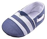 (コ-ランド) Co-land ベビー スニーカー ファーストシューズ 赤ちゃん靴 男の子 男児 幼児 ストライプ 新生児 ベビーシューズ 出産お祝い ブルー 13cm