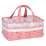 トレンドラボワイルドフォーエバーストレージキャディー、ホワイト/ピンク