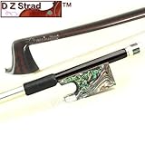 Master Carbon Fiber 4/4 Violin Bow with Abalone Frog-D Z Strad Full Size [並行輸入品]