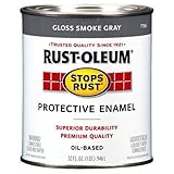 Rust-Oleum 7786502 Protective Enamel Paint Stops Rust, 32-Ounce, Gloss Smoke Gray [並行輸入品]