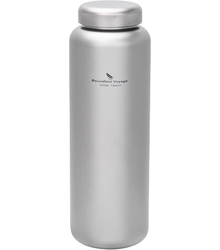 Vargo Titanium Water Bottle with Ti Lid | 100% Titanium
