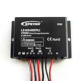 ソーラーチャージャーコントローラ タイマーIP67防水IRモバイルAPP LS101240EPLI LS102460EPLI LS2024100EPLI (Style : 10ALS102460EPL