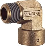 TRUSCO ねじ込み継手 エルボ R1/4-RC1/4 TN12L