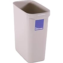 ゴミ箱　グレー 軒先渡し】テラモト ニートSTF 一般ゴミ用 67L 角穴 分別シール