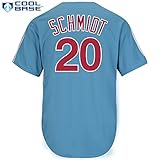 Mike Schmidt Philadelphia Phillies # 20 MLBメンズCool Base Cooperstown Jersey ( Small )