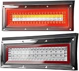 花魁 JAPAN COMBO MINI コンボミニ シーケンシャル レッド クリア 12V 24V LED テールランプ 左右セット 【CMWP-CRC-S2N】