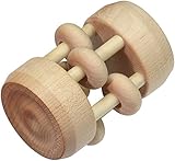 Maple Landmark 72013 MONTGOMERY SCHOOLHOUSE-RATTLES-MINI SPIN NATUREL