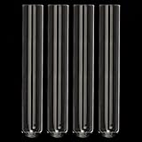 ILS - 4 pieces Pyrex Glass Blowing Tubes Laboratory Test Tube150mm