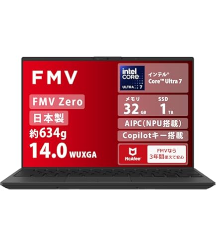Amazon.co.jp: FMV 富士通 ノートパソコン 2in1 日本製 LIFEBOOK WU3