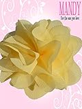 マンディ ベビー ヘアクリップ Rose Baby Yellow