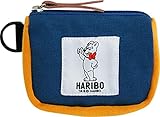ニックナック HARIBO ミニポーチ ネイビー×オレンジ