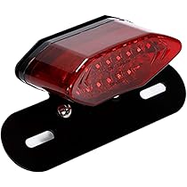 テールランプ テールライト　ナンバーステー　ルーカス　汎用　FRP SR GB Amazon | LED ルーカス テールランプ バイク ナンバーステー