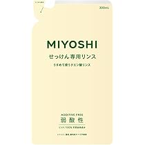 Amazon | ミヨシ石鹸 無添加 せっけんシャンプー専用リンス つめかえ用
