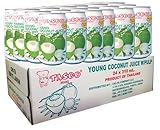 【24本入りケース販売】 TASCO YOUNG COCONUT JUICE WITH PULP 果肉入りココナッツジュース 310ml x 24缶